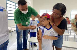 Vacinação contra a gripe. (Foto: Reprodução/ Ascom)