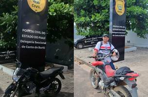 As motos foram encontradas em Canto do Buriti, Brejo do Piauí, Bocaina e Tamboril do Piauí. (Foto: Polícia Civil.)