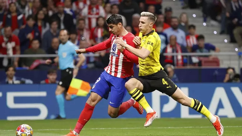 Atlético de Madrid e Borussia Dortmund, Champions League.