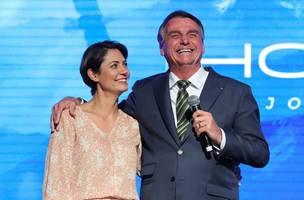 Jair e Michelle Bolsonaro. (Foto: Reprodução/ Internet)