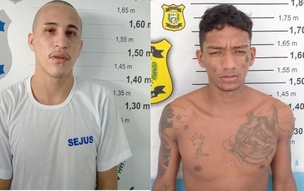 Os dois indivíduos ainda estão foragidos.