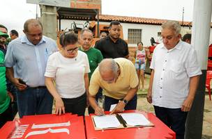 Prefeitura de Teresina inicia obras de pavimentação na Vila Cidade Leste. (Foto: Divulgação/ Ascom)