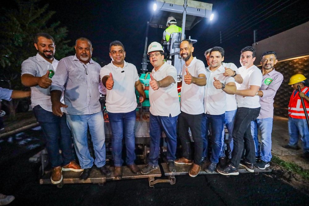 Rafael Fonteles inaugura pavimentação de rodovias e anuncia melhorias no Piauí.
