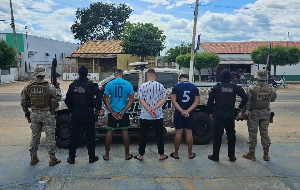Suspeitos de estuprar adolescentes durante festa são presos no interior do Piauí.
