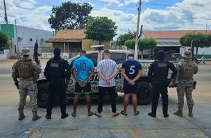 Suspeitos de estuprar adolescentes durante festa são presos no interior do Piauí. (Foto: Reprodução/ SSP-PI)