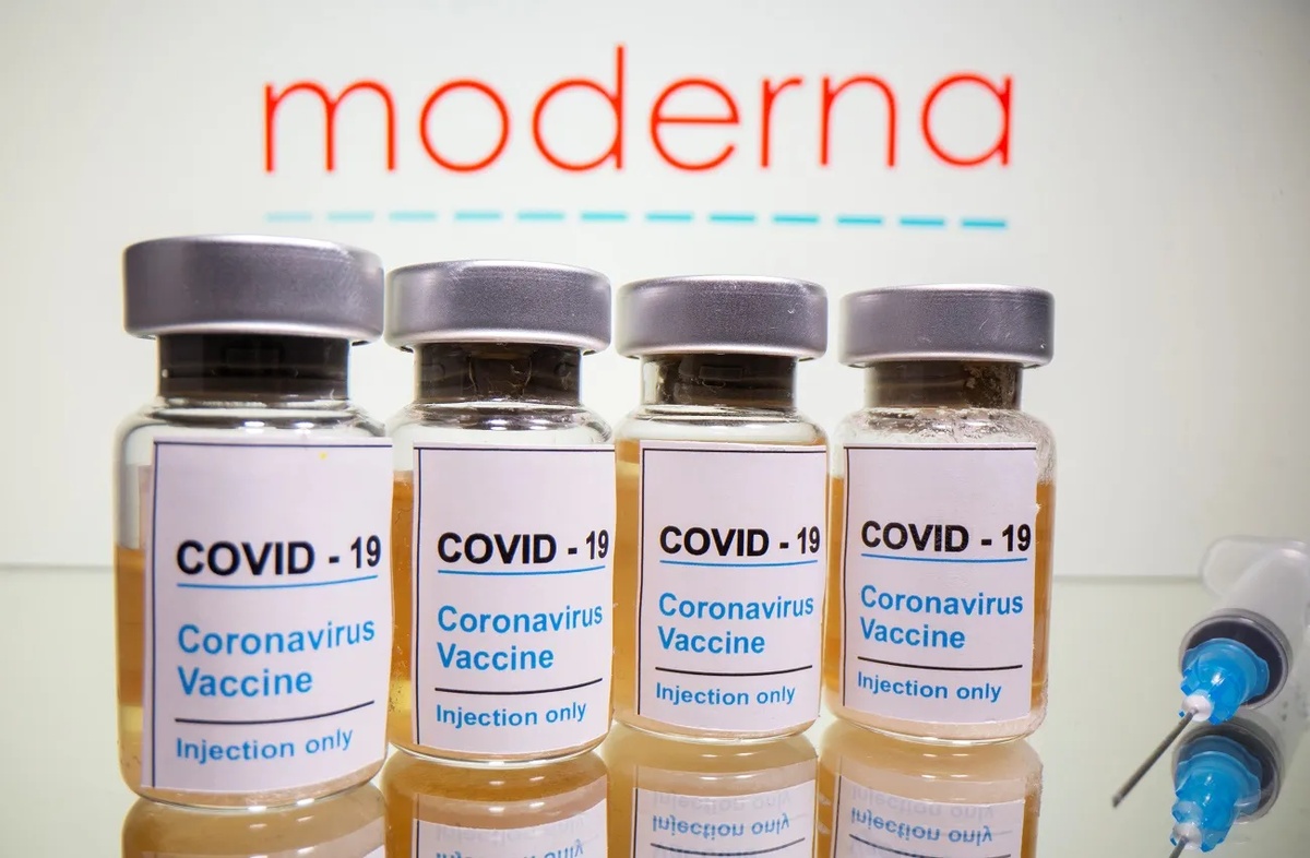 Vacina da farmacêutica Moderna.