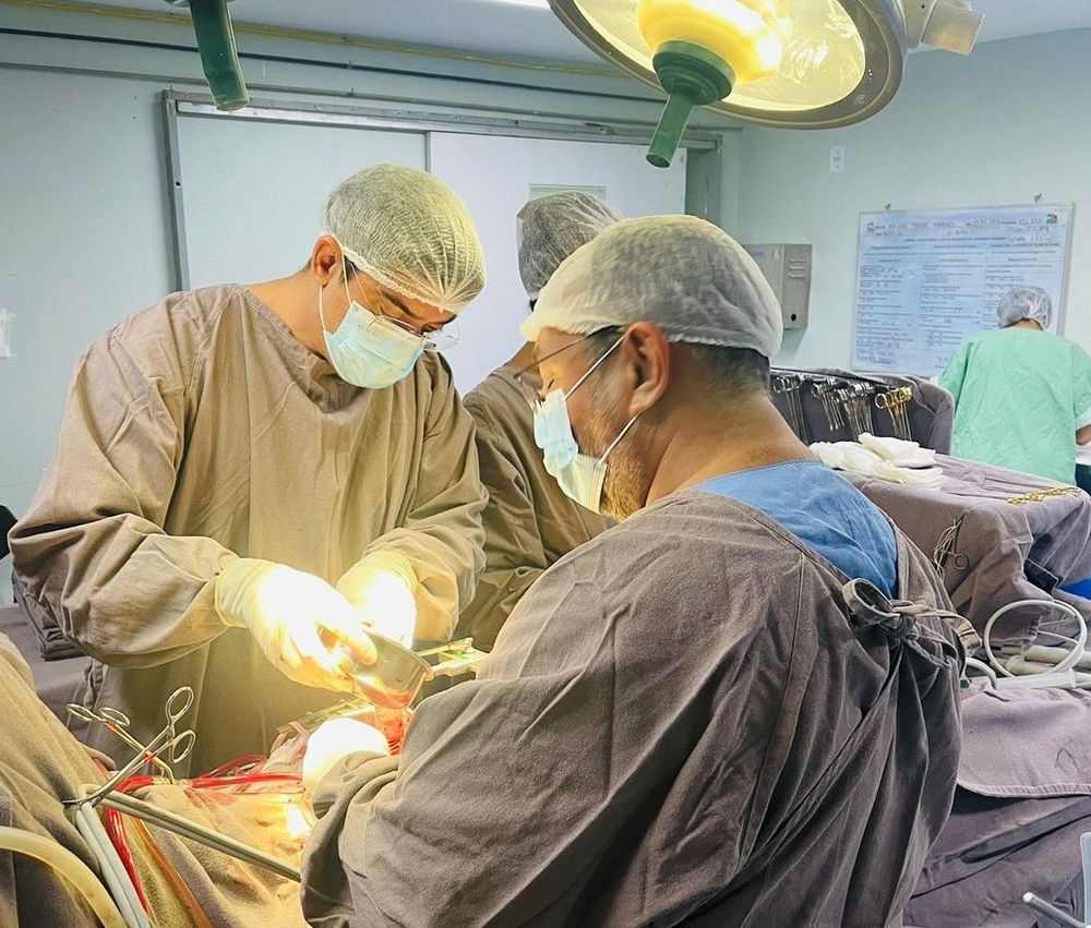 Cirurgia rara realizada no Hospital Getúlio Vagas.
