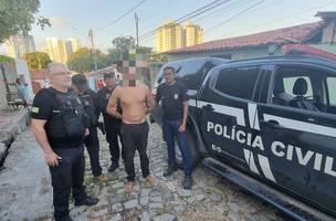 Homem é preso na zona leste de Teresina. (Foto: Foto: Ascom/SSP)