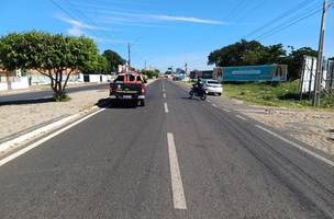 Idoso de 73 anos morre após ser atropelado em Floriano. (Foto: Divulgação PRF)