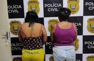 Mãe e filha são presas por tráfico de drogas em Teresina. (Foto: Divulgação/ Ascom)