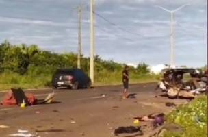 Três mortos em colisão entre dois caros em Timom. (Foto: REPRODUÇÃO/INTERNET)