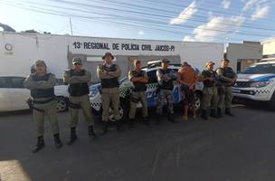 Jovem é resgatada após ser mantida em cárcere privado pelo ex-marido no Piauí. (Foto: Divulgação/ PM-PI)