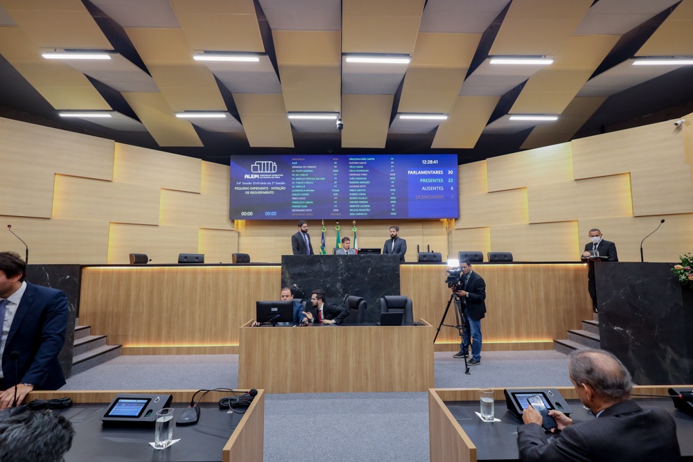 Plenário Waldemar Macêdo, da Assembleia Legislativa do Piauí (Alepi).