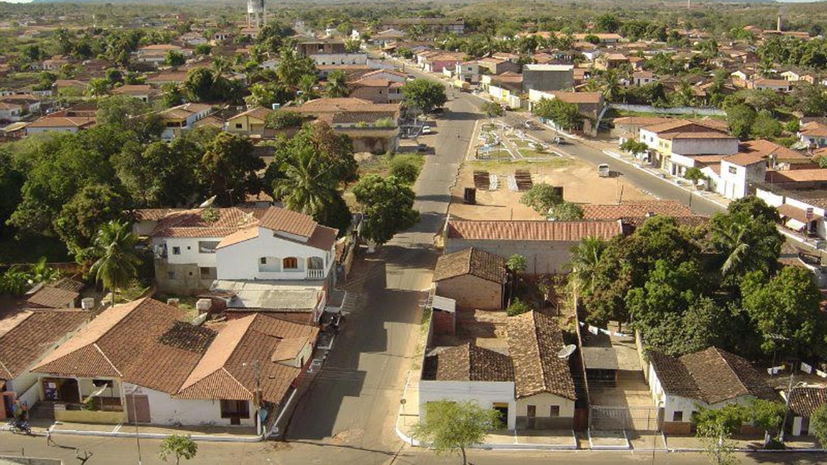 Vista da cidade de Corrente.