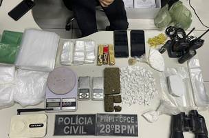 Materiais apreendidos durante a operação policial. (Foto: Divulgação/ SSP-PI)