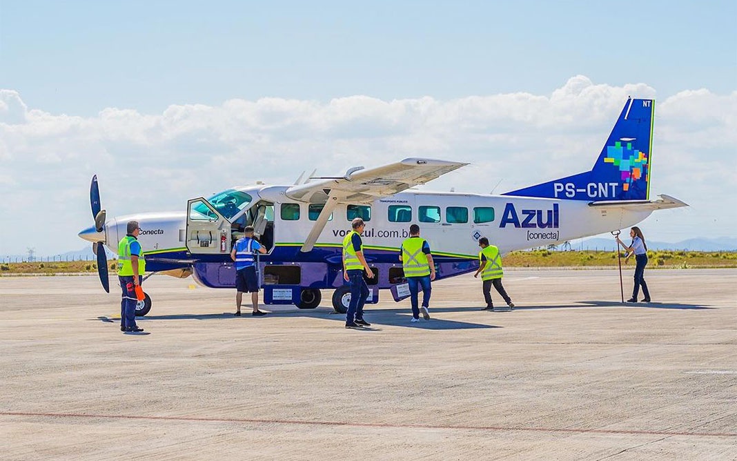 Azul suspenderá voos de Parnaíba e São Raimundo Nonato no Piauí a partir do mês de março.