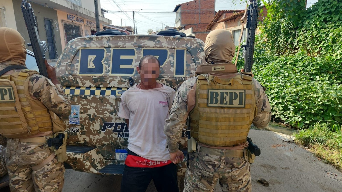 Homem é preso por assassinato na zona rural de Teresina.