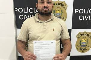 Homem que fingia ser advogado para aplicar golpes é preso em Teresina. (Foto: Divulgação/ SSP-PI)