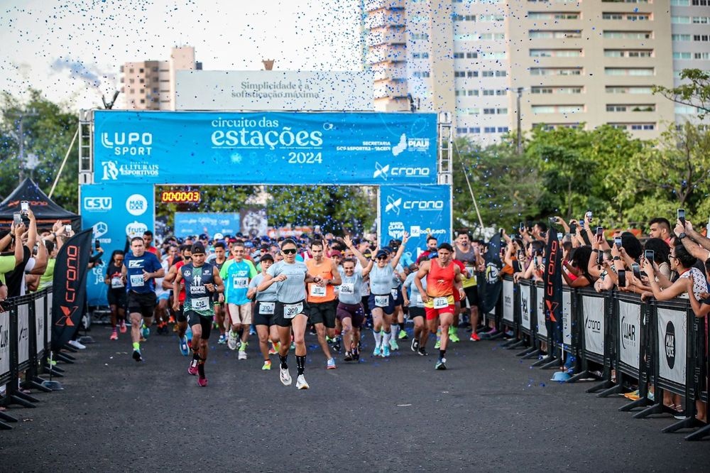 Movimento esportivo cresce no Piauí com novas corridas de rua em 2025.