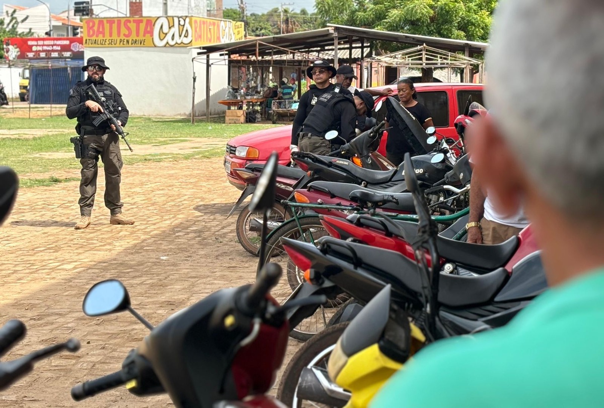 Operação da  PM recupera motos roubadas nas zonas Norte e Sudeste de Teresina.