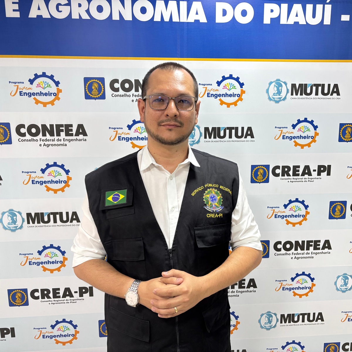 Presidente do CREA-PI, Hércules Lima.