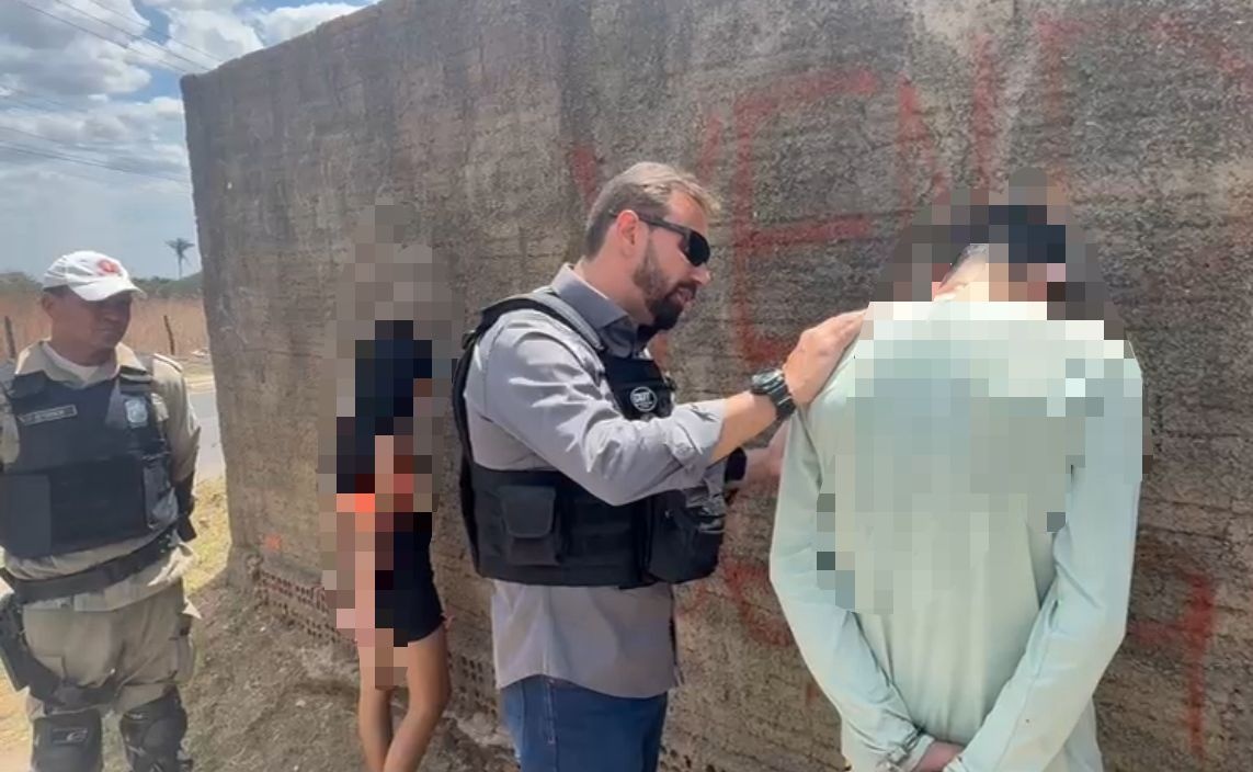 A moto foi identificada como a mesma levada no assalto.