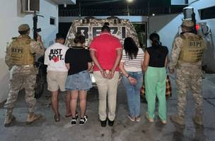 Furto de R$ 51 mil em shopping de Teresina leva prisão de grupo de Belém. (Foto: Ascom/SSP)
