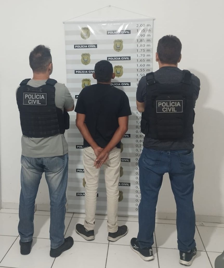 Homem acusado de sequestro e furto é preso pela Polícia Civil em Teresina.