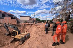 Homem morre soterrado enquanto cavava poço em Gilbués. (Foto: Divulgação/ SSP-PI)