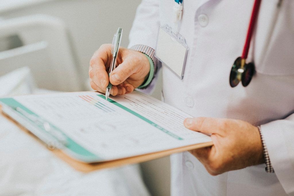 Laudo médico.