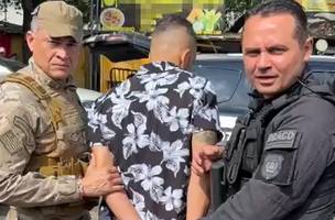 Polícia prende líder de facção em maternidade de Teresina. (Foto: Ascom/SSP)