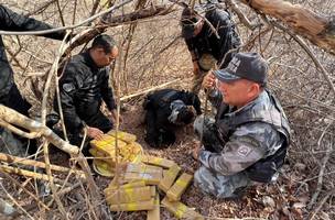 Apreensão de drogas. (Foto: Ascom/SSP)