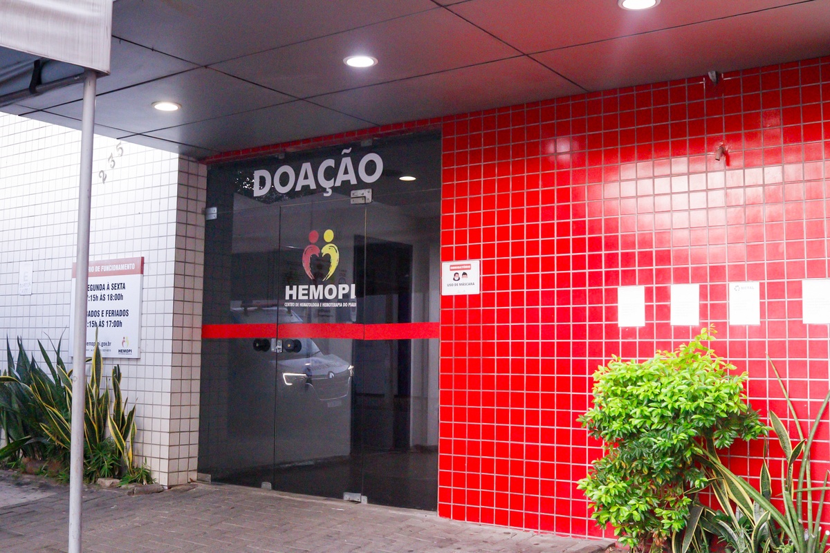 Centro de Hematologia e Hemoterapia do Piauí (Hemopi) em Teresina.