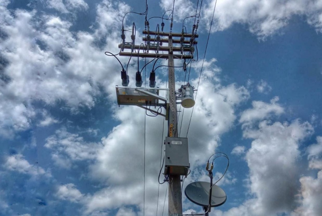 Rede de energia elétrica em Teresina.