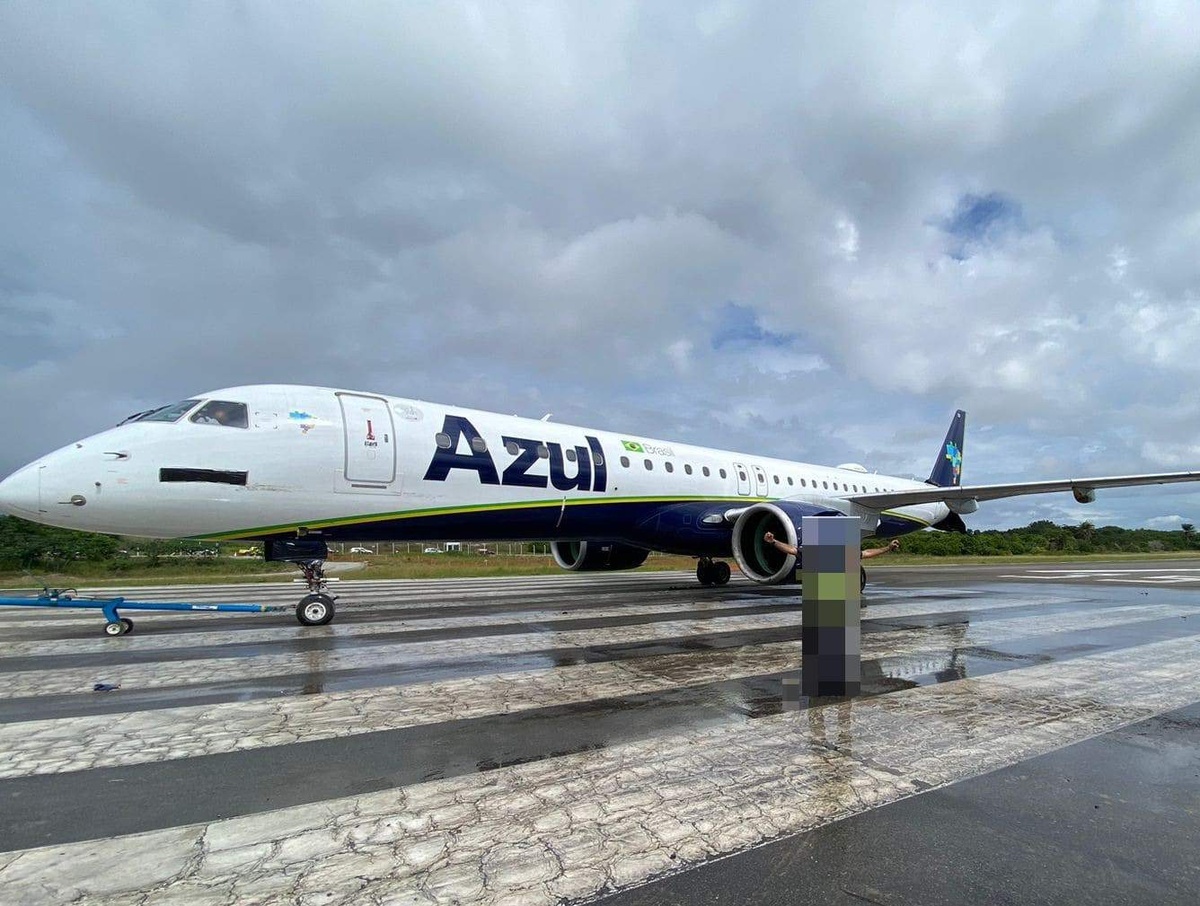 Voo da Azul enfrenta mau tempo, declara emergência e pousa em Parnaíba.