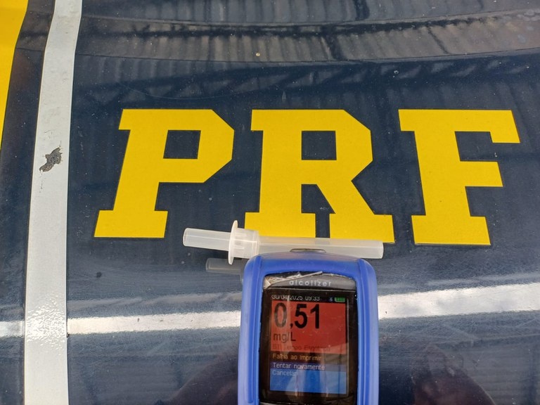 Homem é preso por dirigir sob efeito de álcool em Valença do Piauí.