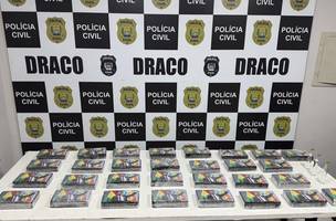 Estudante de Enfermagem é preso com R$ 3,5 milhões em cocaína. (Foto: Divulgação/ SSP-PI)