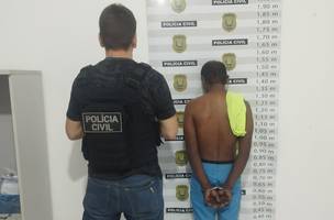 Homem é preso suspeito em furto a restaurante em Teresina. (Foto: Divulgação)