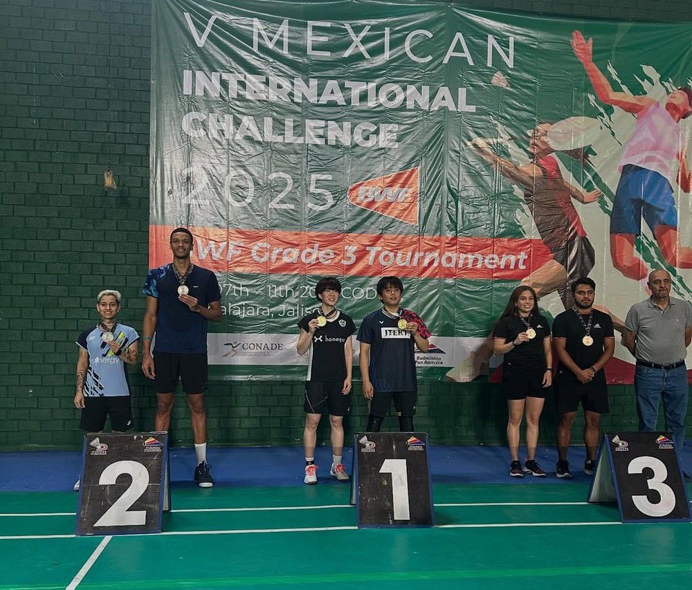 Piauiense conquista prata no Internacional do México de Badminton.
