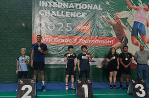 Piauiense conquista prata no Internacional do México de Badminton. (Foto: Divulgação)