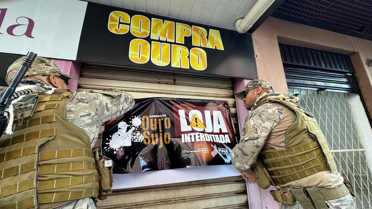 Polícia deflagra Operação Ouro Sujo contra comércio ilegal de ouro em Teresina.