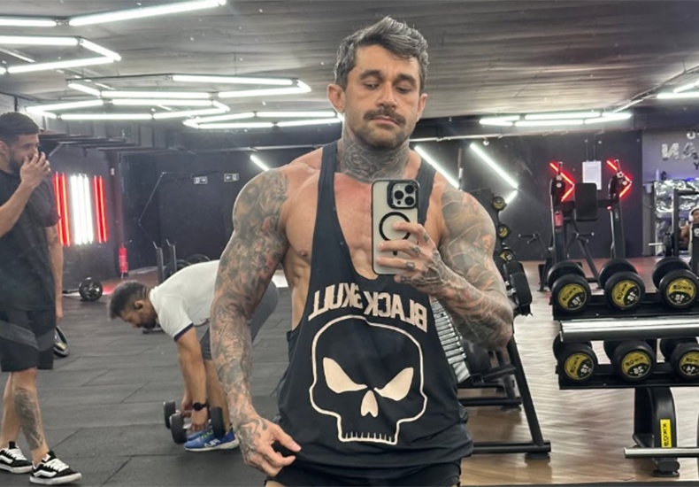 Fisiculturista Edson da Silva Ferreira, de 40 anos.
