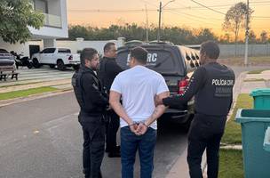 Empresário é preso em condomínio de luxo durante operação. (Foto: Divulgação/ SSP-PI)