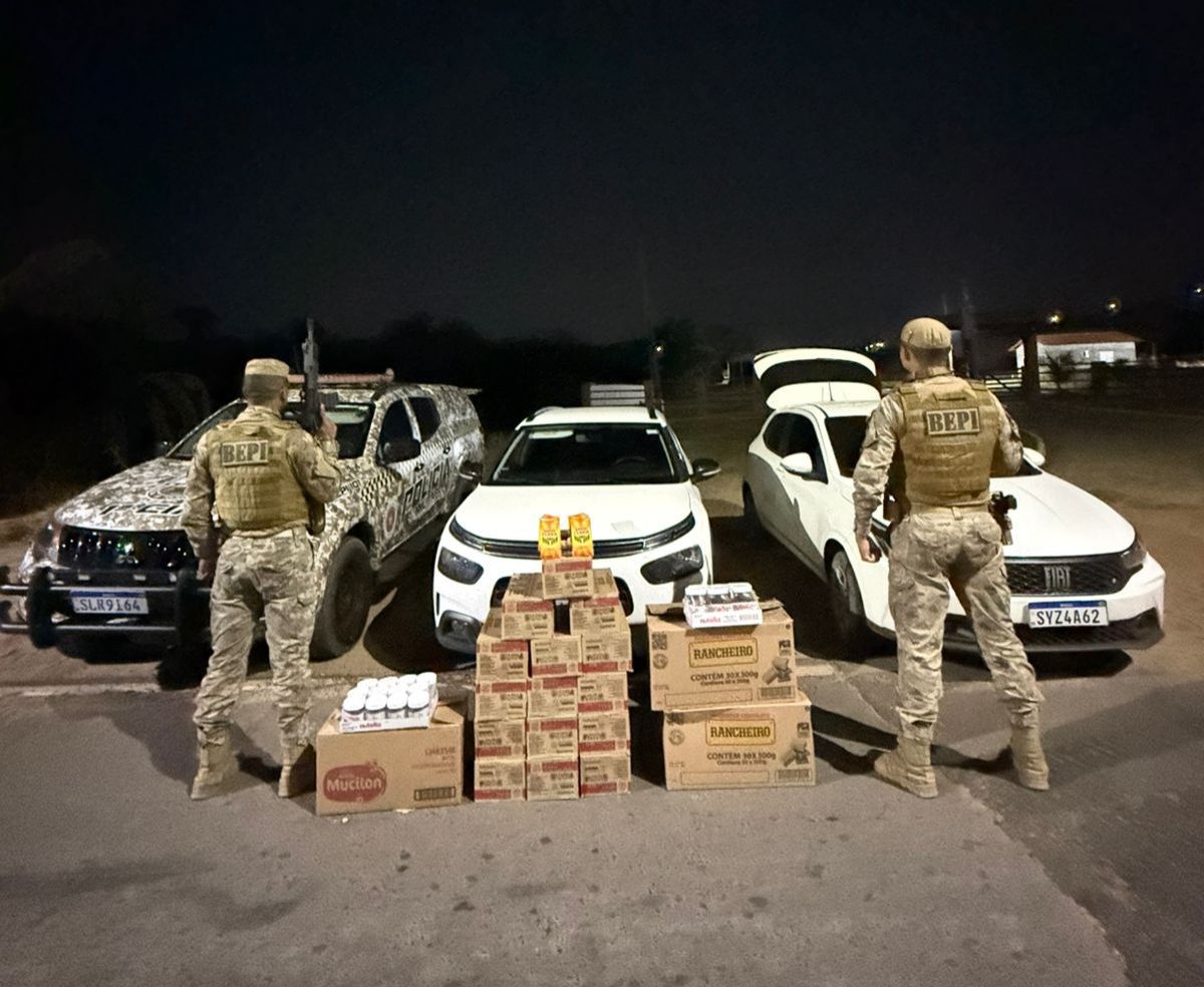 Polícia prende cinco suspeitos de furtos a shoppings e supermercados no Piauí.