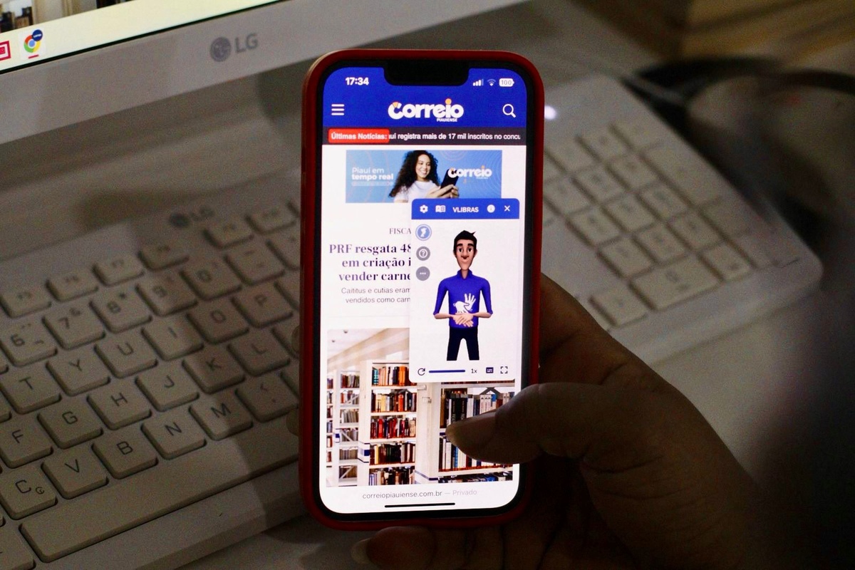 Portal Correio Piauiense mais inclusivo.