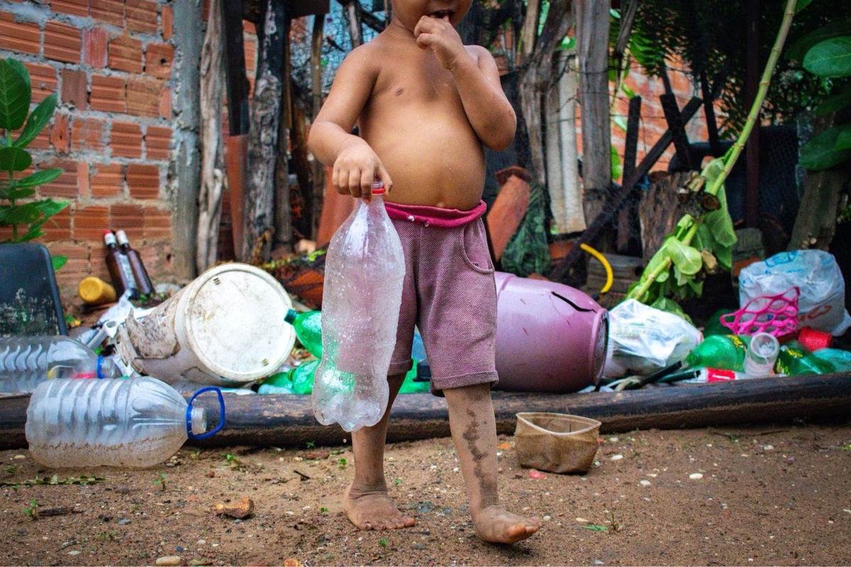 Ravi, de três anos.