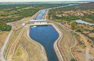 Transposição do São Francisco no Piauí. (Foto: Reprodução/ Agência Brasil)