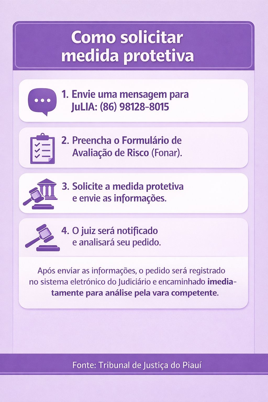 Assistente virtual JuLIA.