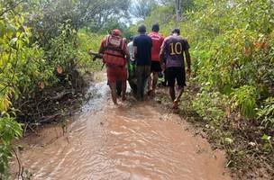 Corpo de empresário é encontrado após dois dias de buscas em rio no Sul do Piauí. (Foto: Divulgação/ SSP-PI)