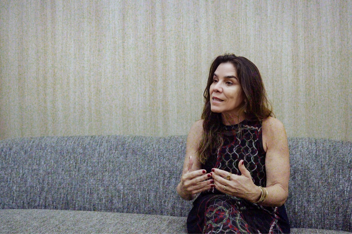 Representante da Fundação Van Leer no Brasil, Cláudia Vidigal.